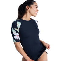 Womens The Classic Lycra Short Sleeve Rash Vest